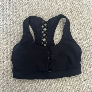 Soulcycle black sports bra. Size small
